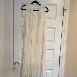 Zara White Maxi Dress